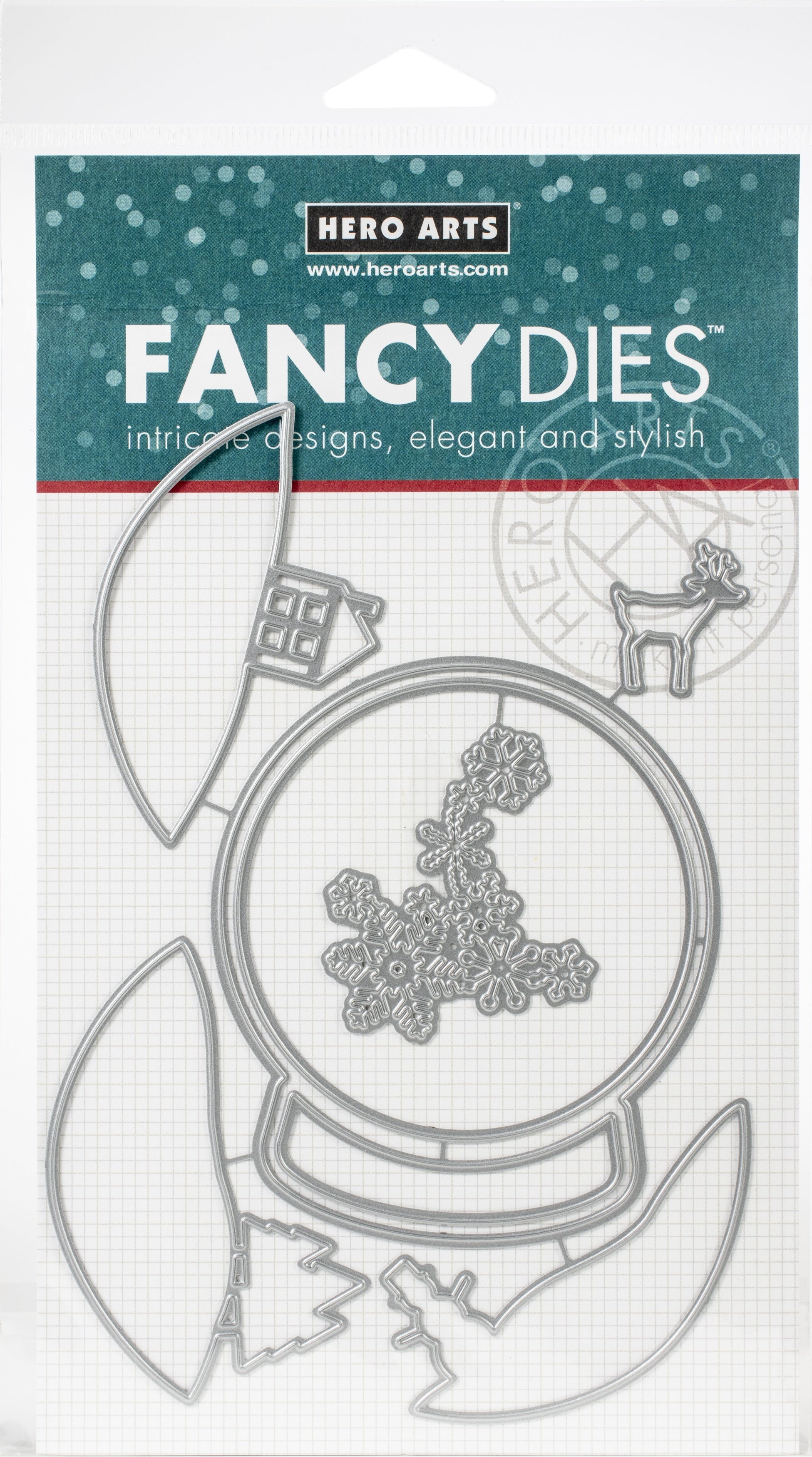 Hero Arts Fancy Dies - Layering Snow Globe