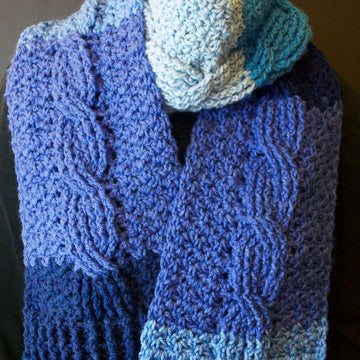 Cozy Cabled Scarf