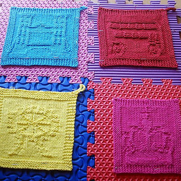 London Skyline Cloths with the Queen's Diamond Crown