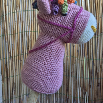 Hobby Horse Dragon Dinosaur Triceratops Unicorn Fairy Tale Crochet Plush Amigurumi