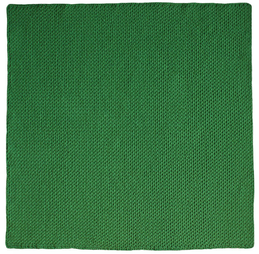 Crochet Seed Stitch Blanket Square For Stocking in Caron United - Downloadable PDF