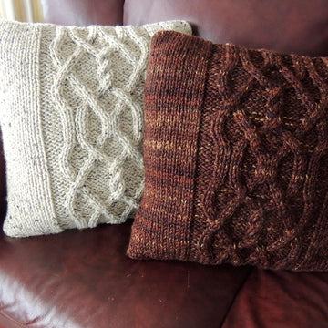 Twists and Cables Cushion Cover