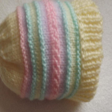 Fun Stripe baby beanie hat