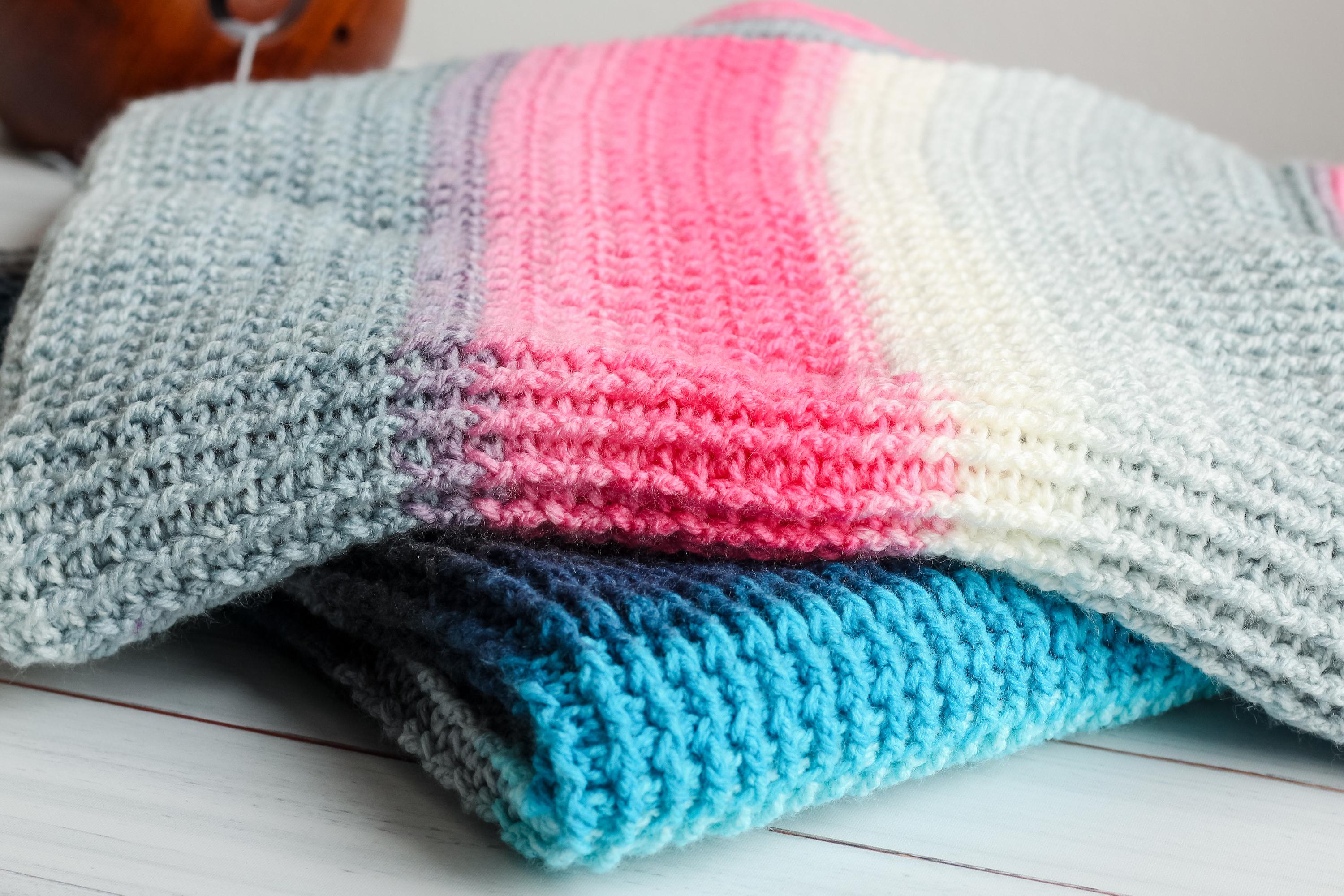 Aurora Skies Ribbed Baby Blanket