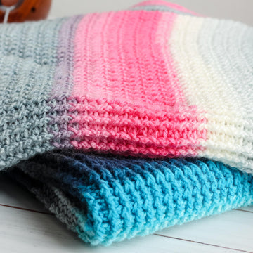 Aurora Skies Ribbed Baby Blanket