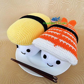 Amigurumi Jumbo Sushi Tamago/egg Pattern No.16