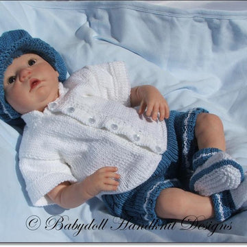 Shirt and Shorts Set 16-22” doll/newborn/0-3m baby
