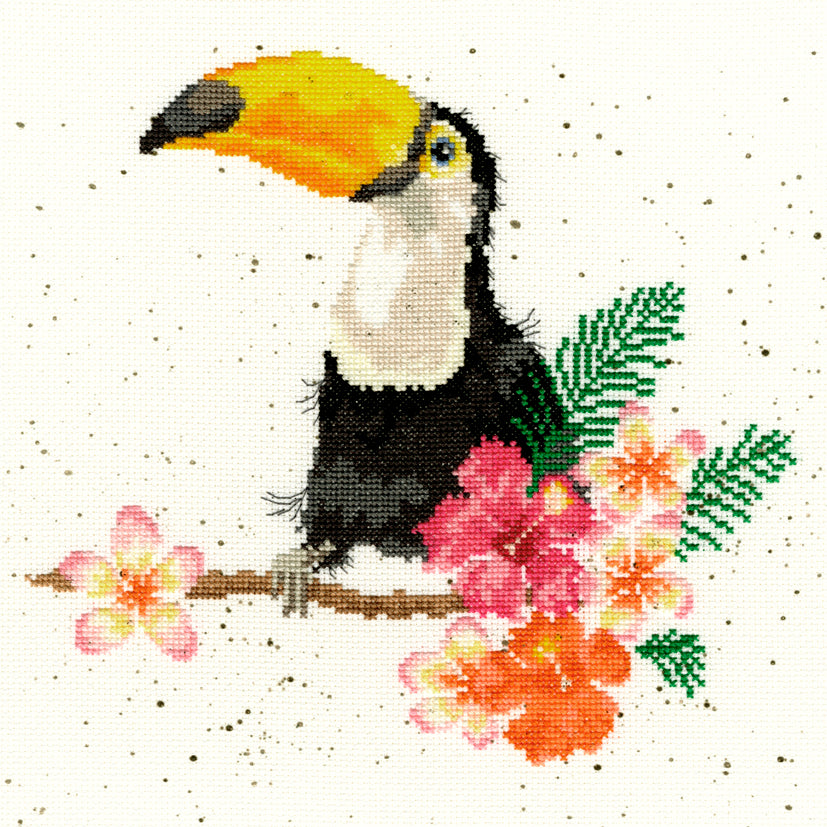 Bothy Threads Toucan of my Affection Cross Stitch Kit - 26cm x 26cm