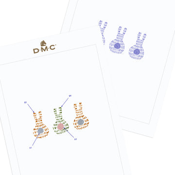 Bunnies in DMC - PAT0533 - Downloadable PDF