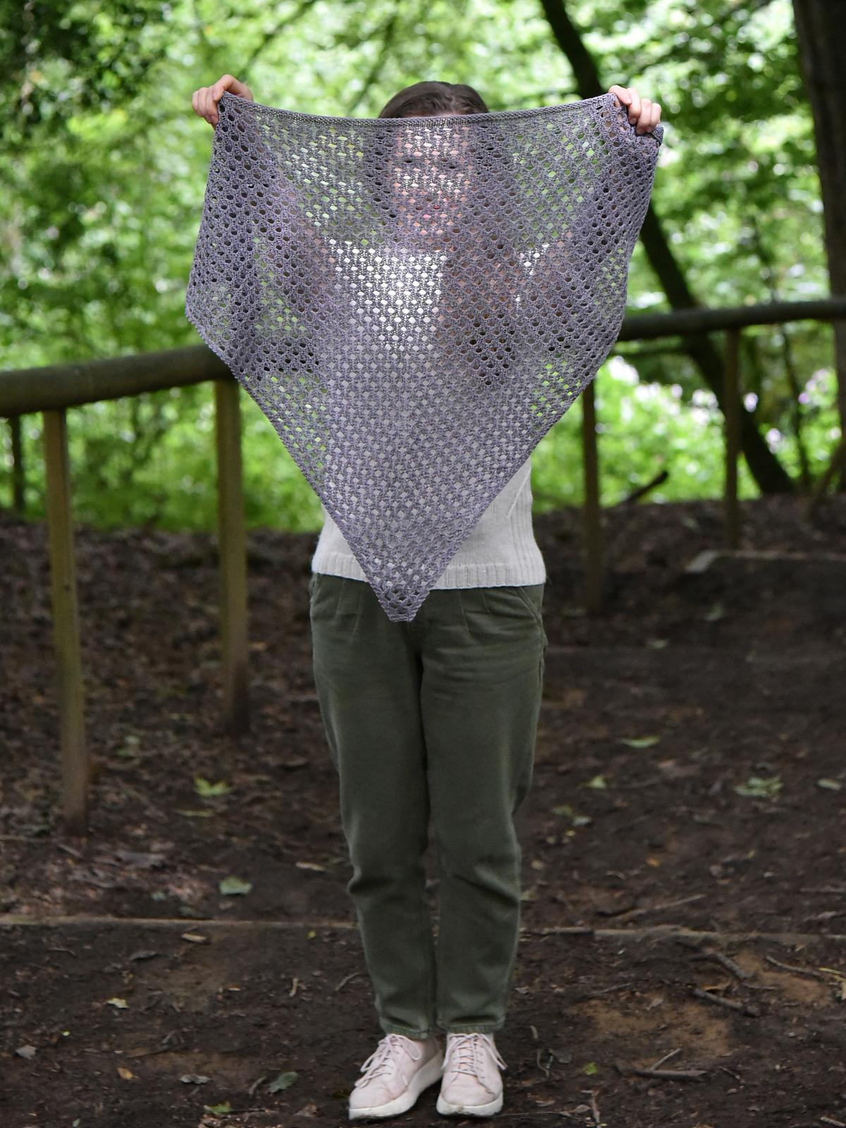 Flaxynet shawl