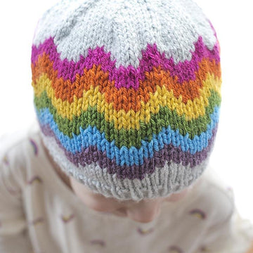 Rainbow Waves Hat