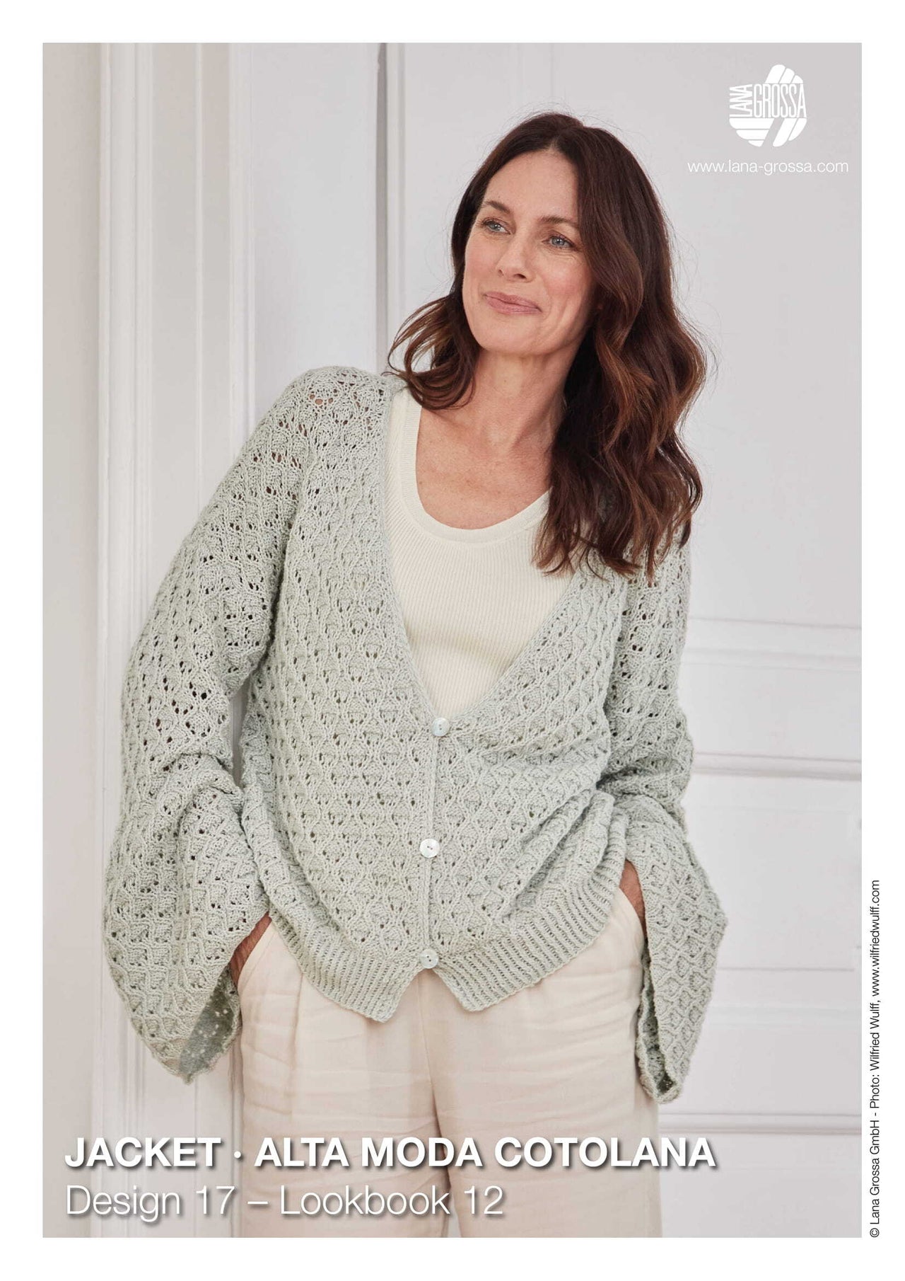 Jacket in Alta Moda Cotolana in Lana Grossa - 1712 - Downloadable PDF