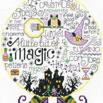 Imaginating Let's Be Magical Cross Stitch Kit - 8.3in x 9.4in
