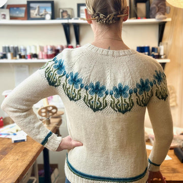 Blue Lilies Pullover