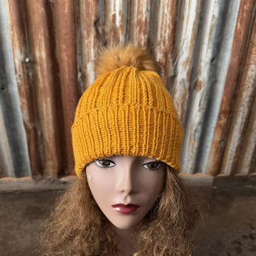 Pinehurst Hat -- a loom knit pattern