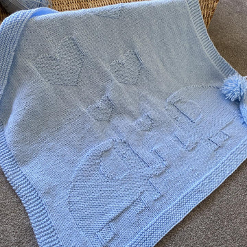 Elephant Heart baby blanket