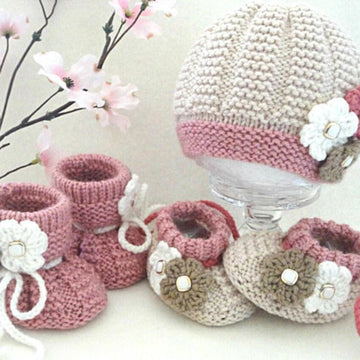 Knitting PATTERN Baby Cardigan Baby Pants Baby Hat and Shoes