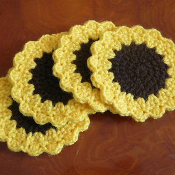 Sunflower Coasters
