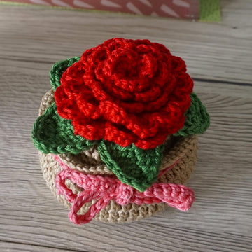 Crochet Pattern Flower in Pot!