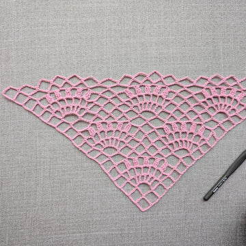 Crochet Bandana/Shawl Pattern/Chart #14