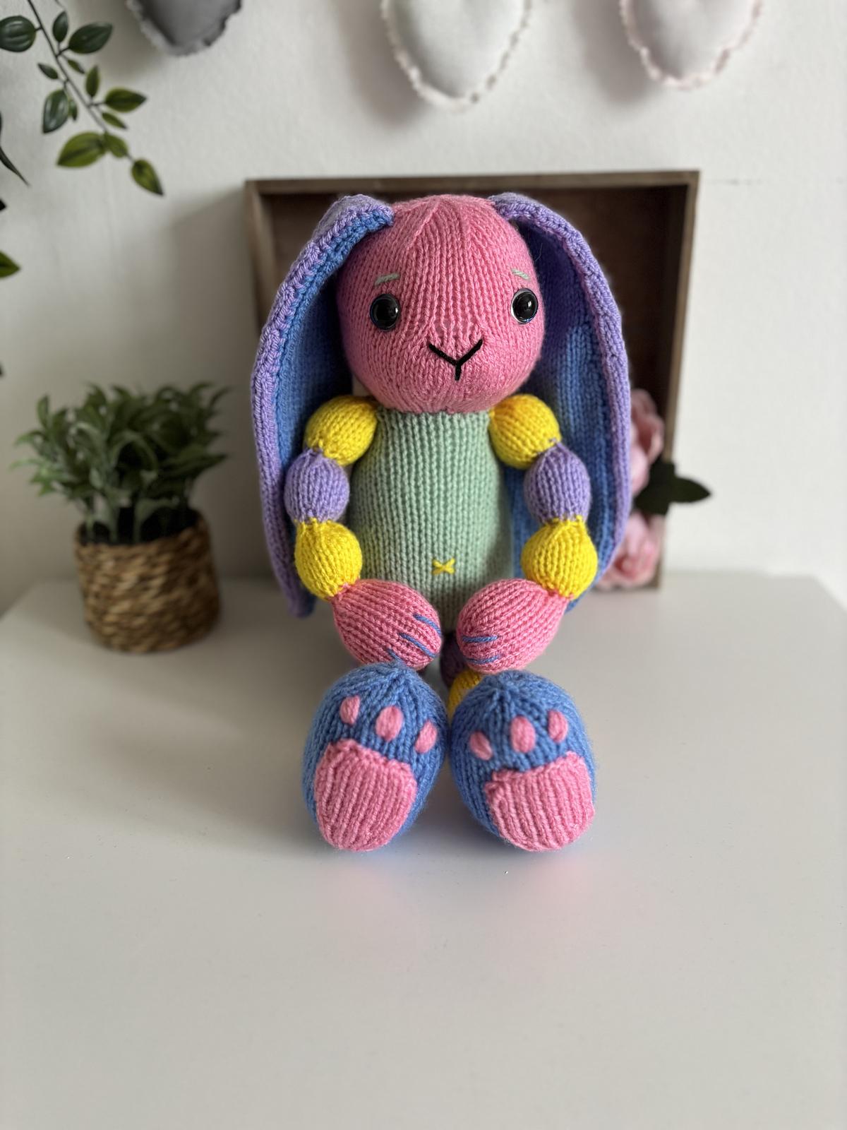 Rainbow Bunny Toy