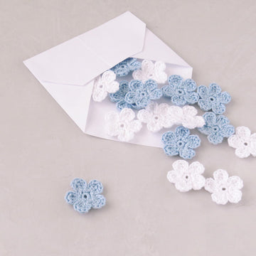 Forget-Me-Not Flower Applique