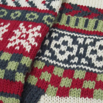 Cross & Leaf Stocking