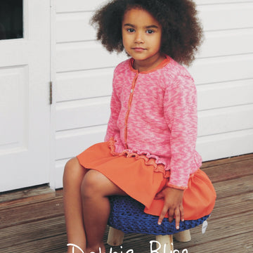 "Sophia Cardigan" - Cardigan Knitting Pattern For Girls in Debbie Bliss Baby Cashmerino Tonals - DBS083