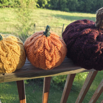 Braided Cable Pumpkin