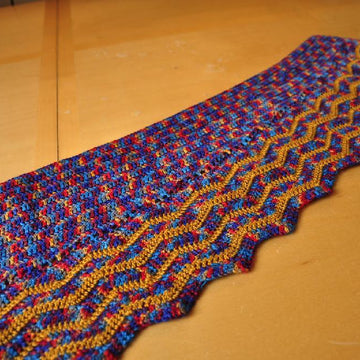 Ripple shawl