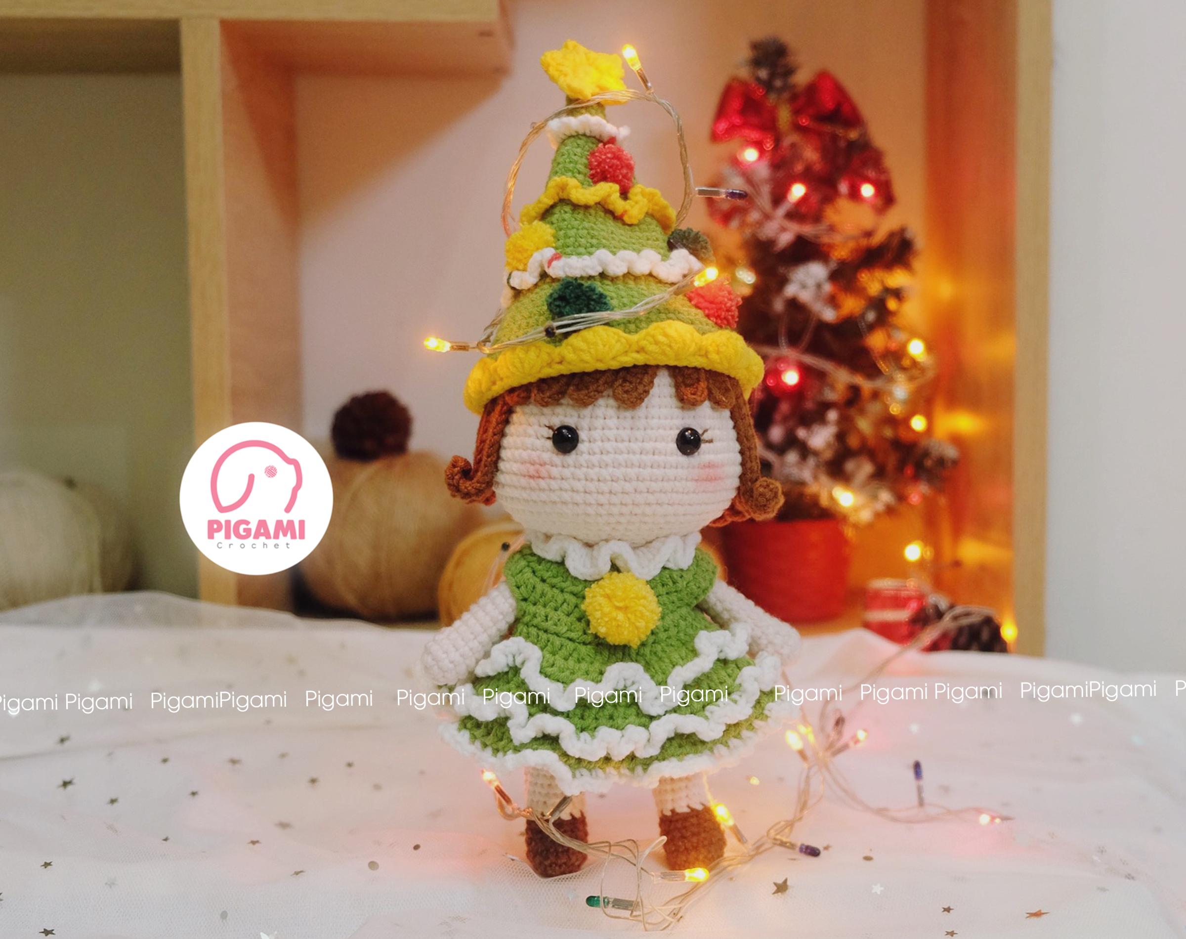 Christmas Peri Pin Crochet Pattern