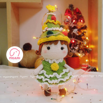 Christmas Peri Pin Crochet Pattern