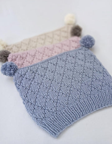 Harlequin Baby Hat