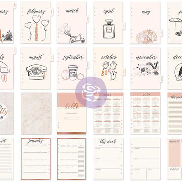 Prima Marketing My Prima A5 Planner Inserts - Frank Garcia Mademoiselle Chic