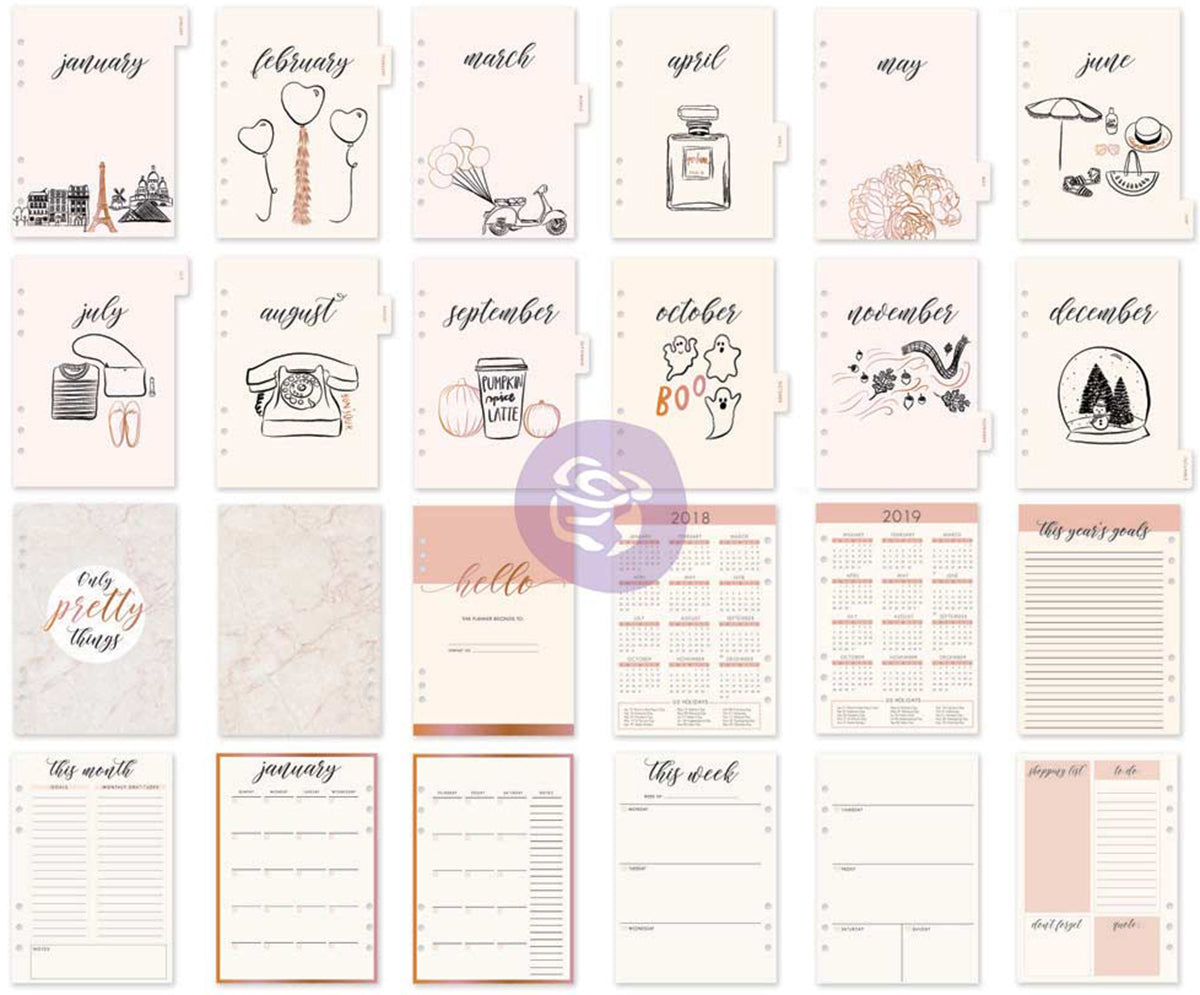 Prima Marketing My Prima A5 Planner Inserts - Frank Garcia Mademoiselle Chic