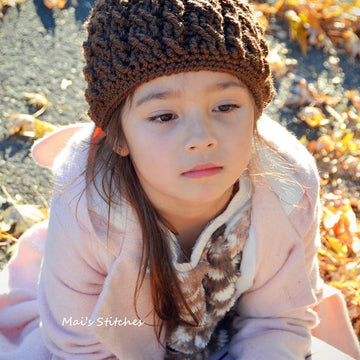 Chunky Double Cable Beanie