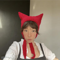 Elevated cat or devil hat