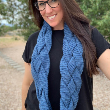 Braided Infinity Scarf