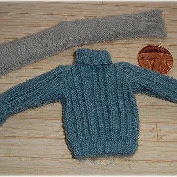 1:12th scale sports sweater c. 1930's
