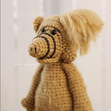 Alf-fanart Alien Amigurumi Crochet Pattern – PDF Digital Download (English)