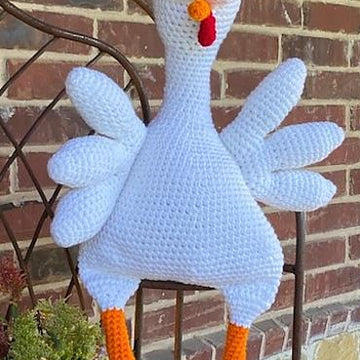 Bird Buddy Chicken Amigurumi