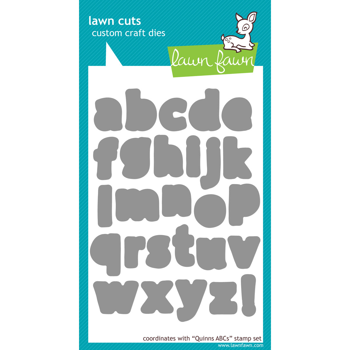 Lawn Fawn Lawn Cuts Custom Craft Die - Quinn's ABC's