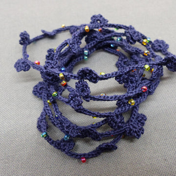 Bracelet "Small flowers and pearls"