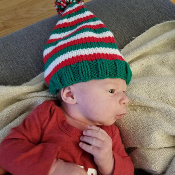 Baby's First Christmas Elf Hat
