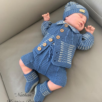 "Nathan" 4 piece set - Reborn doll sizes