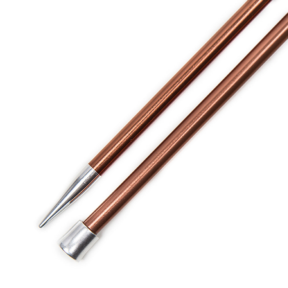 KnitPro Zing Single Pointed Needles 35cm (14") (1 Pair)