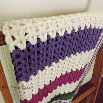 Puff Stitch Baby Blanket