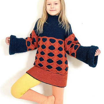Honeycomb Tunic For Little Miss