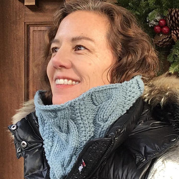Cabled Sampler Cowl