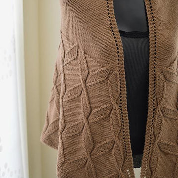 #279 Twisted Lattice Shawl